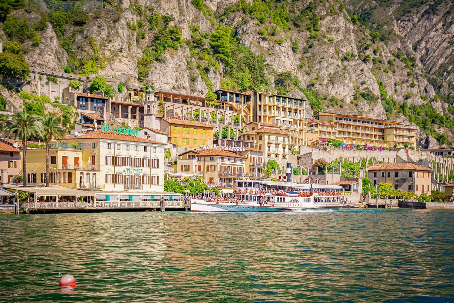 Anlegestelle "Limone Centro" am Gardasee - Italien