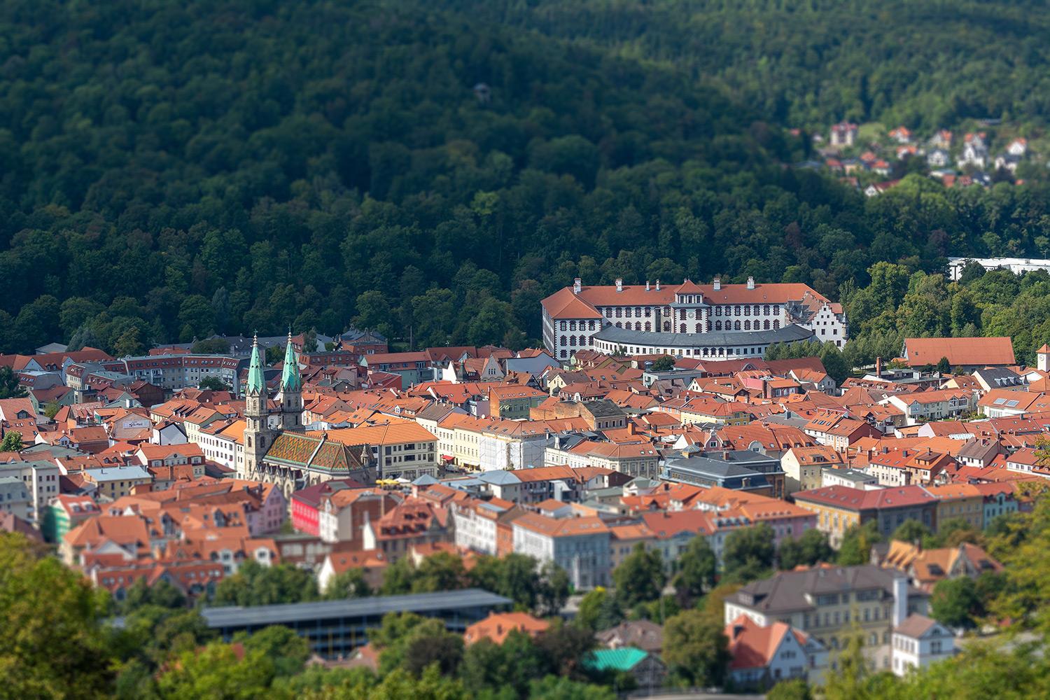 Blick auf Meiningen - Thüringen