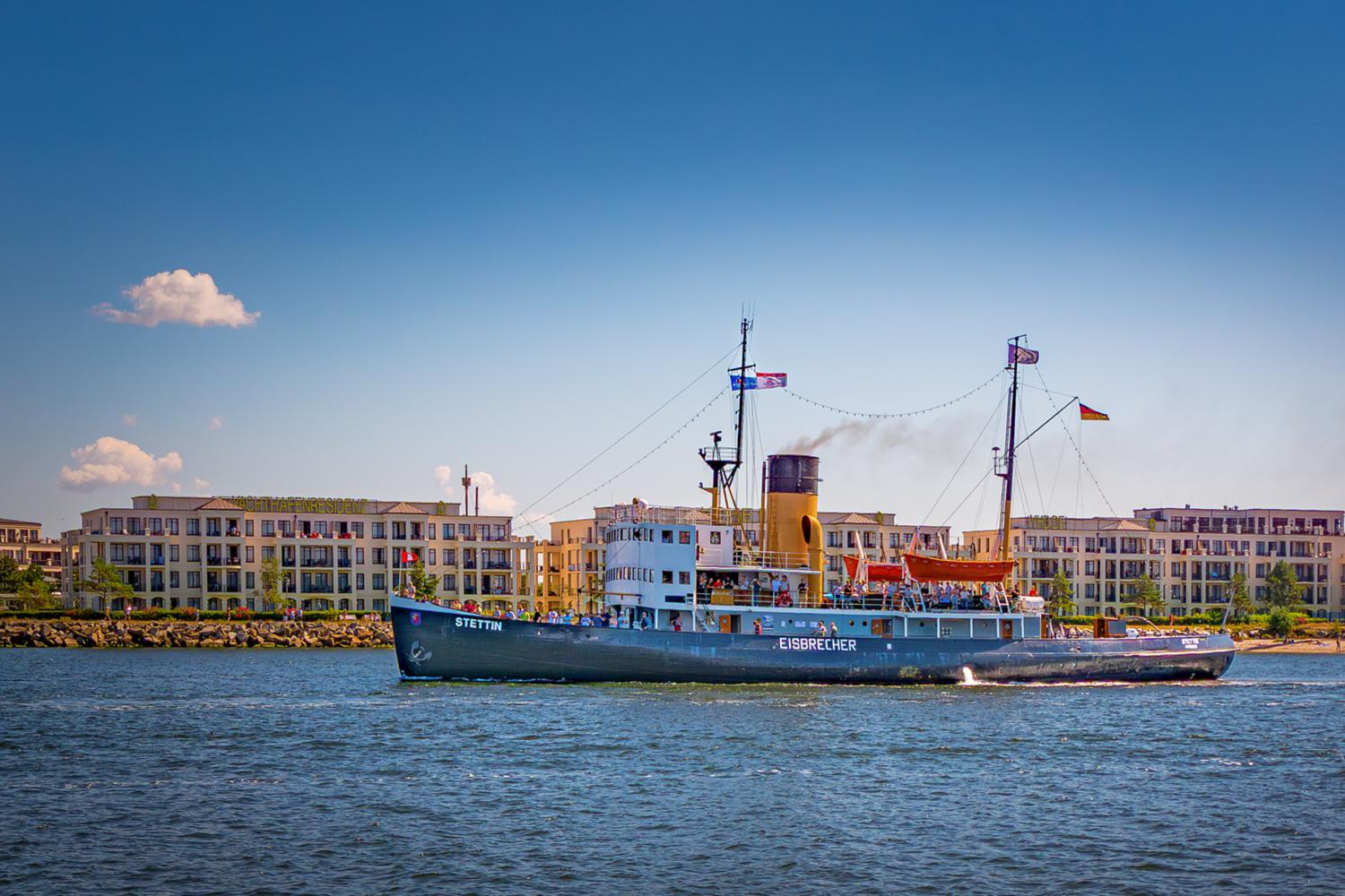 Dampfeisbrecher "STETTIN" – Hanse Sail 2022
