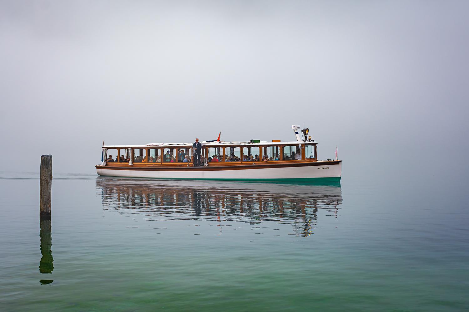 Die Watzmann auf dem Königssee in Bayern