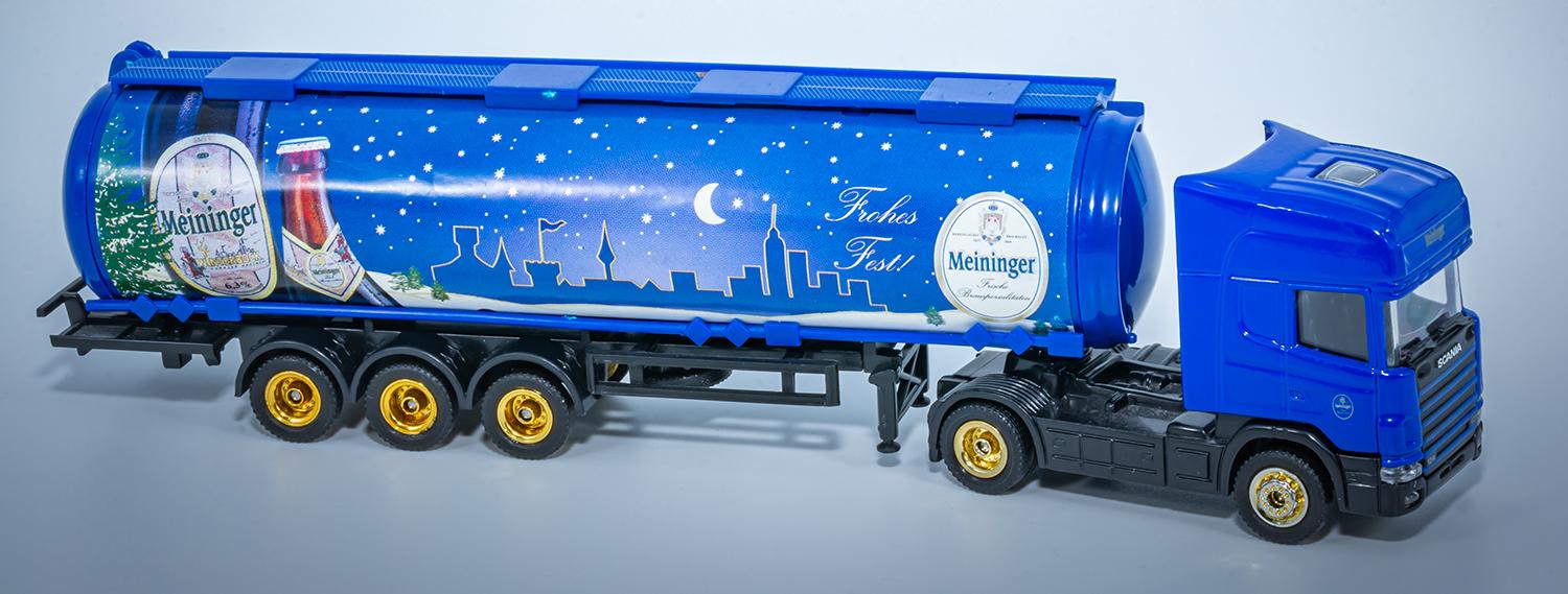 Frohes Fest - Werbetruck Meininger Privatbrauerei