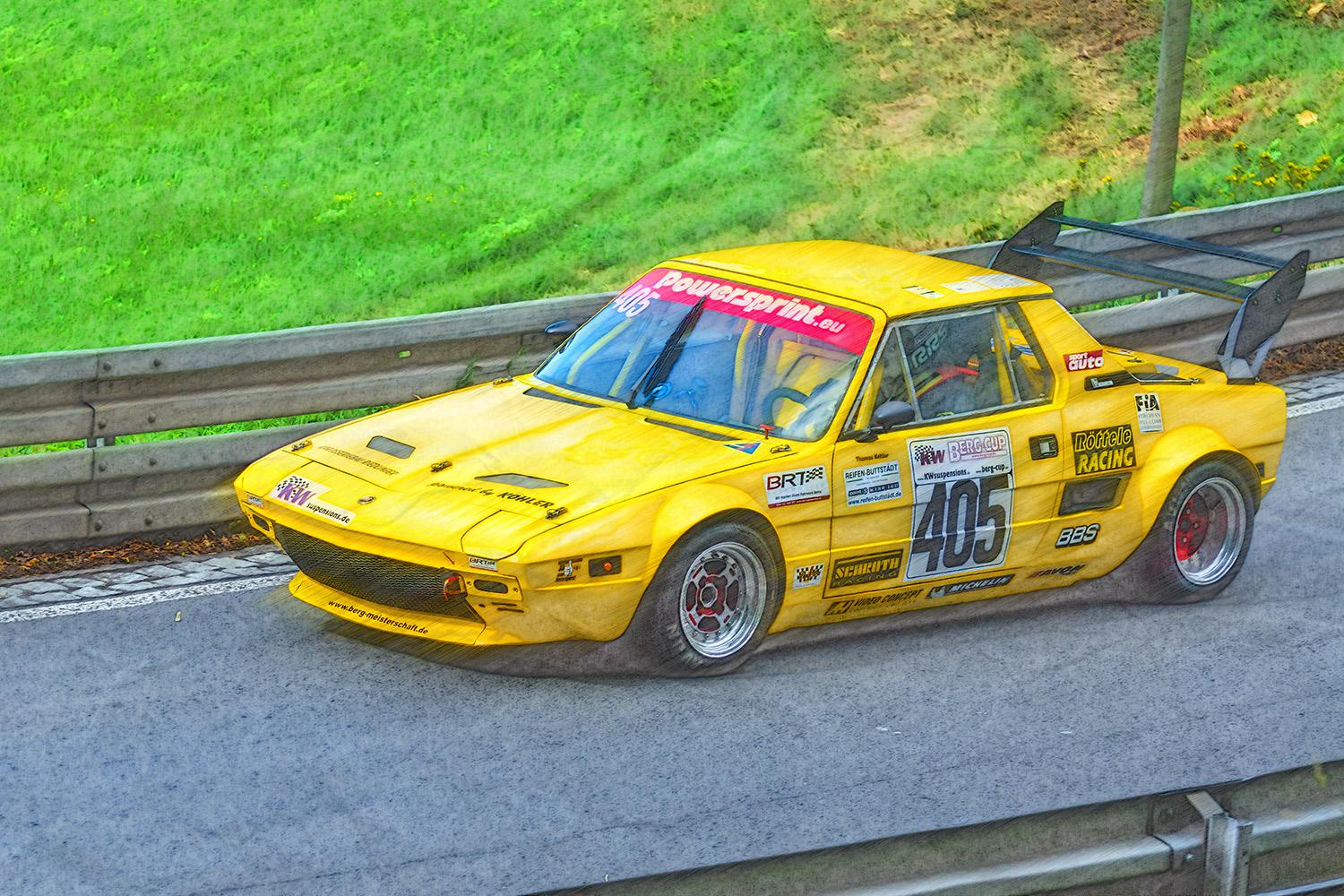 Glasbachrennen 2015 - Fiat X1/9 16V