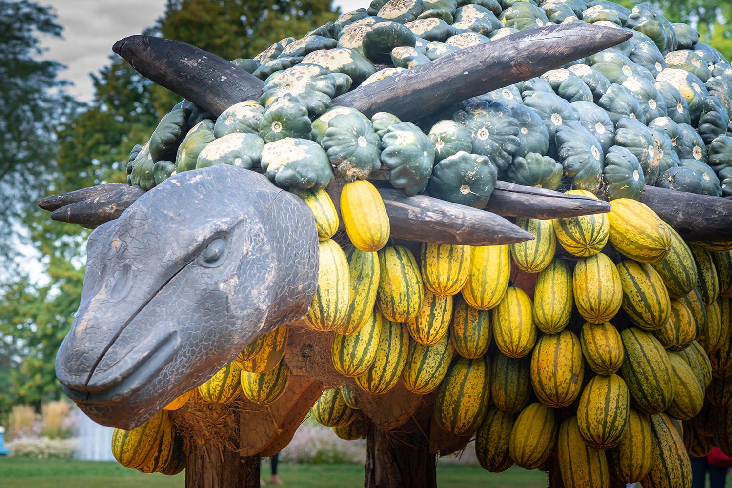 Kürbisausstellung egapark Erfurt 2015 - Euoplocephalus