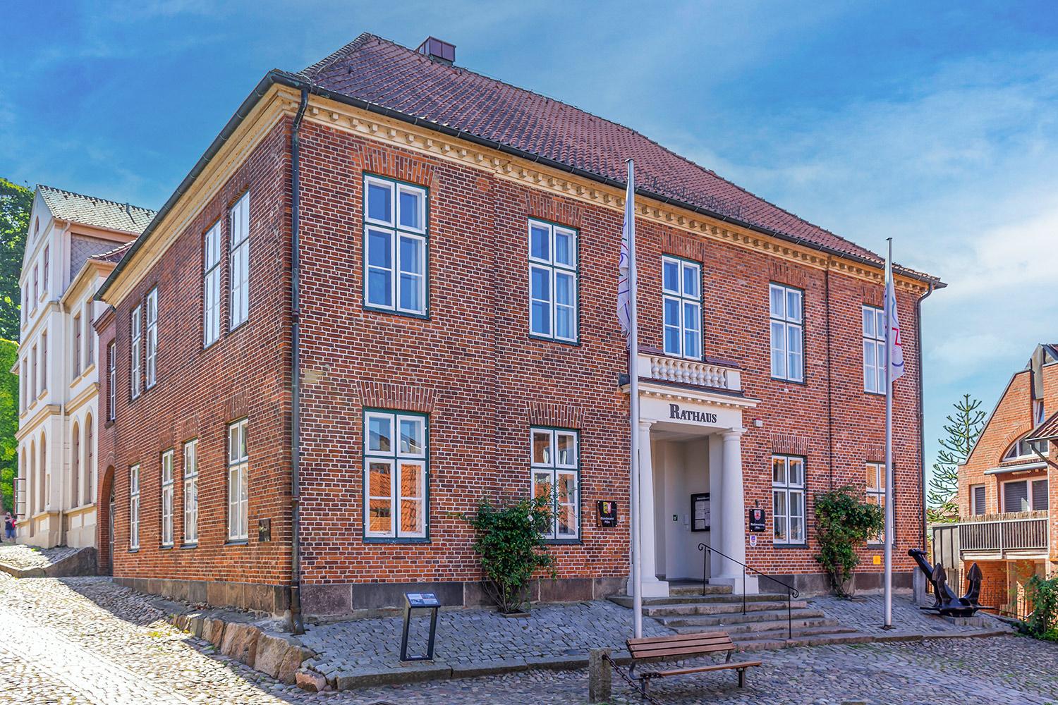 Rathaus der Stadt Plön -Schleswig-Holstein