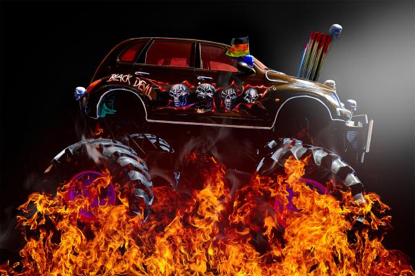 BLACK DEVIL - Monstertruck