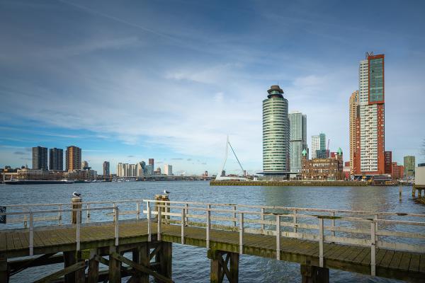 Blick auf Rotterdam - Niederlande