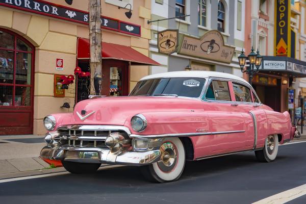 Cadillac am Gardasee - Italien