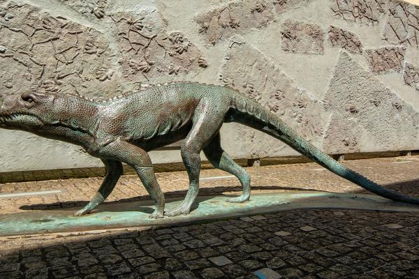Chirotherium-Monument in Hildburghausen - Thüringen