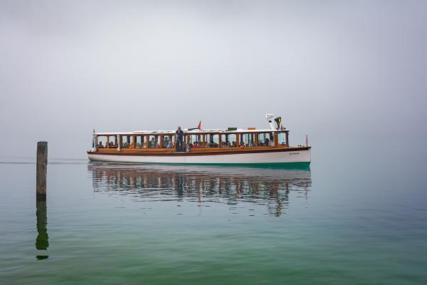 Die Watzmann auf dem Königssee in Bayern