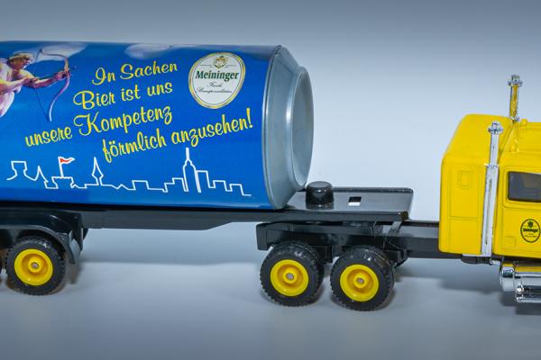 Dosenbier Meininger Brauspezialitäten - Werbetruck