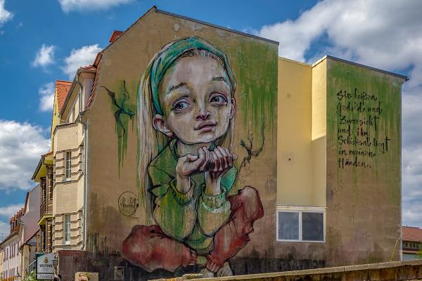 Graffiti in der Lutherstadt Wittenberg - Sachsen-Anhalt