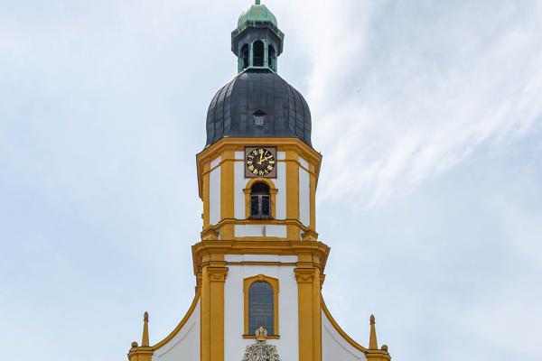 Haupteingang zur Kreuzkirche in Suhl - Thüringen