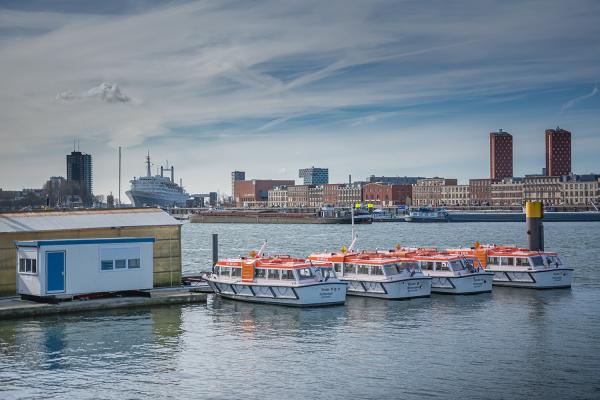 In Rotterdam vor Anker - Niederlande