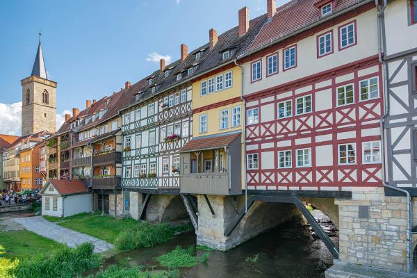 Krämerbrücke in Erfurt - Thüringen