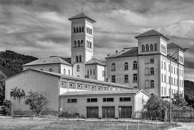 Architektur: Monochrome Rotfilter